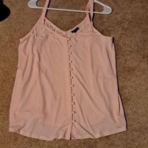 Torrid pale pink Tank Top Size 0 plus size SEXY
